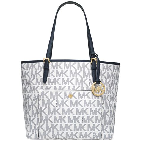 michael kors bag blue and white|Michael Kors navy blue handbags.